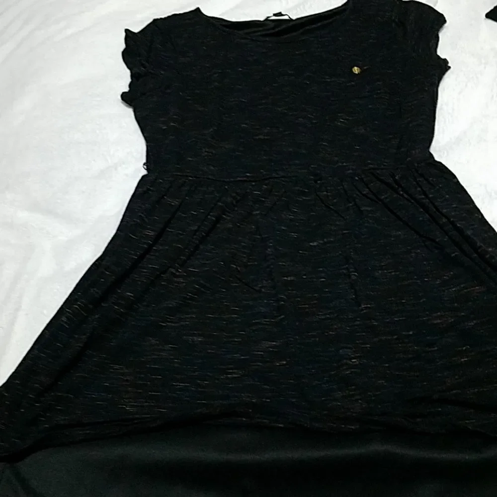 As U Wish Black, Blue, Red, & Gold Dress (L)